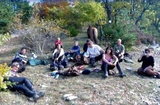 Gute Atmosphäre im Zentrum von La Provence a Cheval 